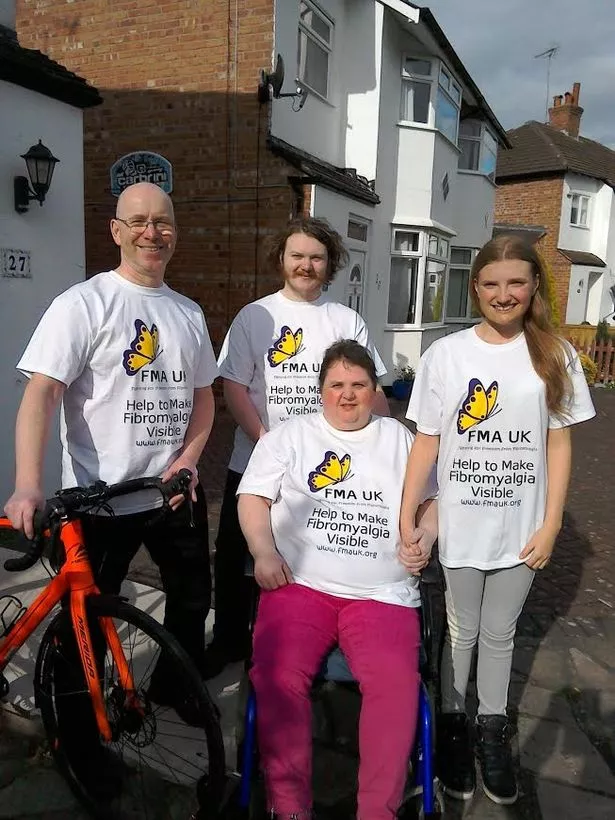 The Williams family of Upton supporting Fibromyalgia Action UK