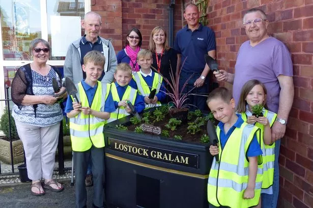 Green-fingered pupils in Lostock Gralam expand their school's gardening space